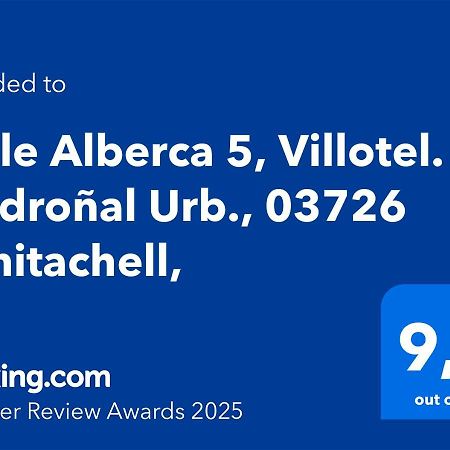 Calle Alberca 5, Villotel. Madronal Urb., 03726 Benitachell, Teulada Exteriér fotografie